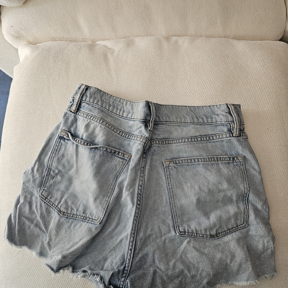 All Saints Charcoal Jean Shorts